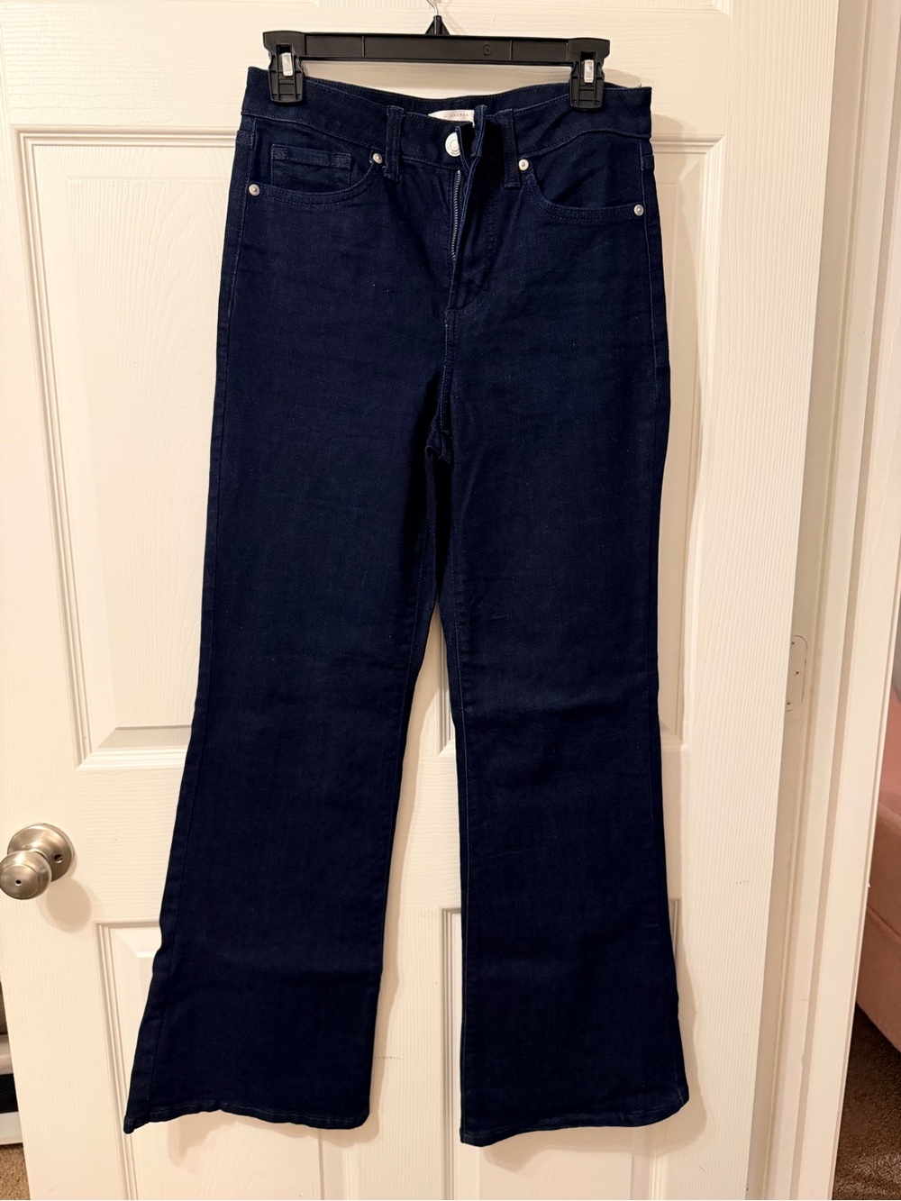 Lauren Conrad Dark Navy High-Rise Wide Leg Jeans